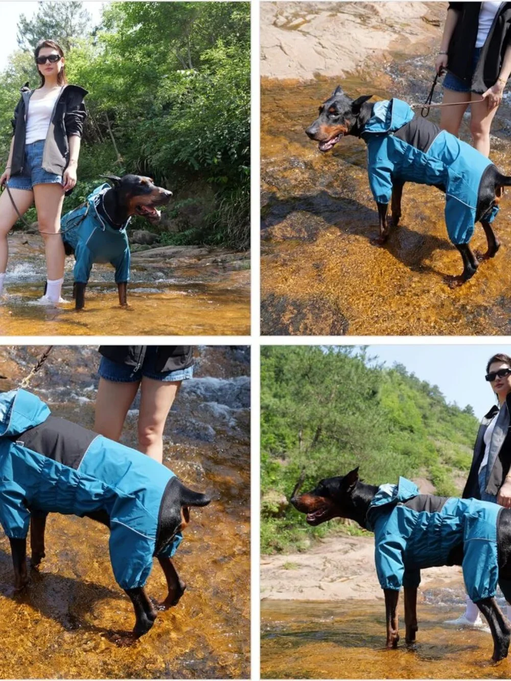 LOVELONGLONG Waterproof Dog Raincoat